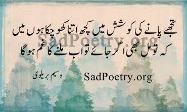 Tujhe Paane Ki Koshish Mein | SadPoetry.org