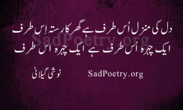 Noshi Gilani Poetry - Ghazals | SadPoetry.org